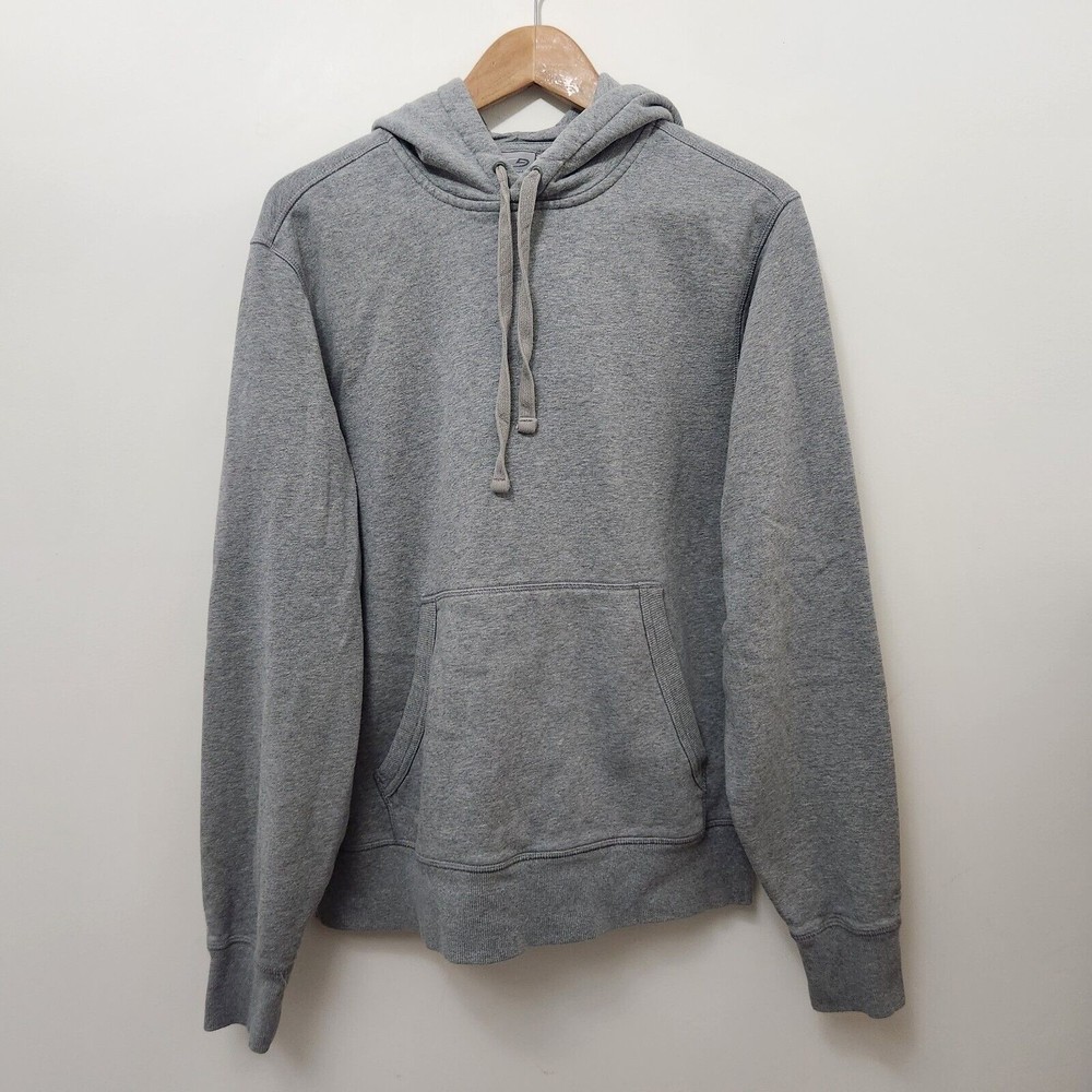 CHAMPION Men's Gray Front Pocket Hooded Sweatshirt Hoodie Size M